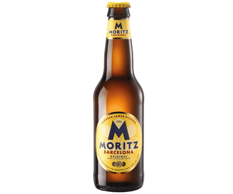 botellín de cerveza Moritz