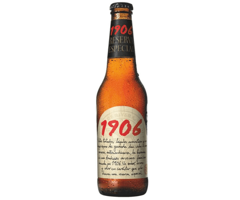 botellín de cerveza 1906