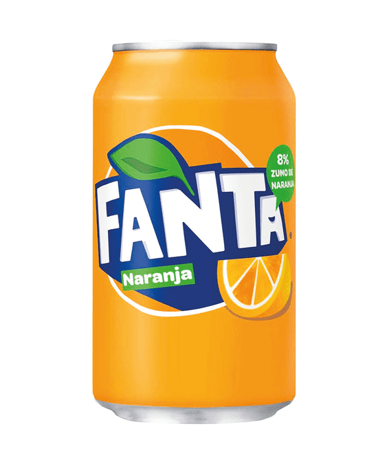 lata de fanta de naranja